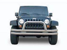 Cargar imagen en el visor de la galería, Rampage 2007-2018 Jeep Wrangler(JK) Double Tube Bumper Front - Stainless