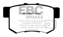 Load image into Gallery viewer, EBC 07-11 Acura CSX (Canada) 2.0 Type S Bluestuff Rear Brake Pads