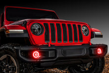 Cargar imagen en el visor de la galería, Oracle Jeep Wrangler JL/Gladiator JT LED Surface Mount Fog Light Halo Kit - Red