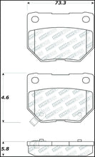 Cargar imagen en el visor de la galería, StopTech 06-07 Subaru WRX Street Select Rear Brake Pads