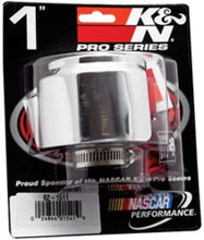 Cargar imagen en el visor de la galería, K&amp;N 1in Flange ID x 3in OD x 2.5in Height Clamp On Crankcase Vent Filter