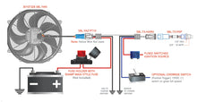 Cargar imagen en el visor de la galería, SPAL 16in High Performance Flush Mount 500W Sealed Brushless Fan Kit w/Control Sensor/Harness/Jumper