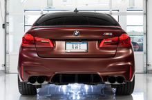 Cargar imagen en el visor de la galería, AWE Tuning 18-19 BMW F90 M5 Track Edition Axle-Back Exhaust- Black Diamond Tips