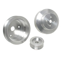 Cargar imagen en el visor de la galería, BBK 88-95 GM Truck 4.3 5.0 5.7 Underdrive Pulley Kit - Lightweight CNC Billet Aluminum (3pc)