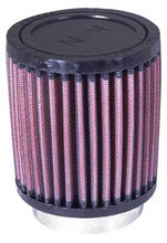 Cargar imagen en el visor de la galería, K&amp;N Filter Universal Rubber Filter 2 1/4 inch Flange 3 1/2 inch OD 4 inch Height