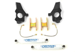 Fabtech 04-08 GM Colorado/Canyon 2WD 3in Spindle Sys w/Perf Shks