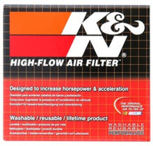 Cargar imagen en el visor de la galería, K&amp;N Filter Universal Rubber Filter 2 inch Flange 3 1/8 inch Base, 2 inch Top, 3 inch Height