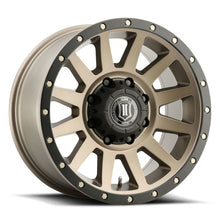 Cargar imagen en el visor de la galería, ICON Compression 18x9 8x6.5 12mm Offset 5.5in BS Bronze Wheel