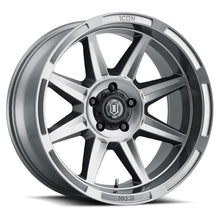 Cargar imagen en el visor de la galería, ICON Bandit 20x10 6x135 -24mm 4.5in BS 87.10mm Bore Gun Metal Wheel