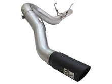 Load image into Gallery viewer, aFe MACHForce XP Exhaust Large Bore 5in DPF-Back SS 13-15 Dodge Trucks L6-6.7L (td) *Black Tip