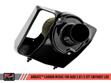 Cargar imagen en el visor de la galería, AWE Tuning Audi B9/B9.5 S4/S5/RS5 3.0T Carbon Fiber AirGate Intake w/ Lid