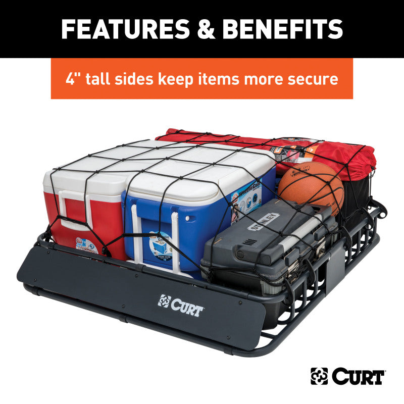 Curt 41-1/2in x 37in Roof Rack Cargo Carrier