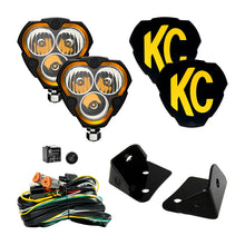 Cargar imagen en el visor de la galería, KC HiLiTES Jeep JK FLEX ERA 3 2-Light Sys Pillar Mount (40W Combo Beam)
