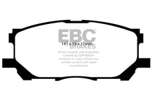 Load image into Gallery viewer, EBC 04-07 Lexus RX330 3.3 Greenstuff Front Brake Pads