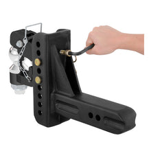 Load image into Gallery viewer, Curt Adjustable Channel Mount w/2-5/16in Ball &amp; Pintle (2-1/2in Shank 20000lbs)