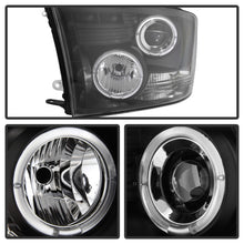 Cargar imagen en el visor de la galería, Spyder Dodge Ram 1500 09-14 10-14 Projector Headlights Halogen- LED Halo LED - Blk PRO-YD-DR09-HL-BK