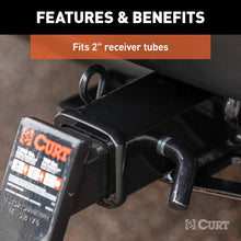 Load image into Gallery viewer, Curt 5/8in Hitch Pin (2in Receiver Zinc w/Rubber Grip)