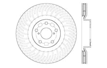 Cargar imagen en el visor de la galería, StopTech 12-15 Lexus IS350 Cross Drilled Right Front Rotor