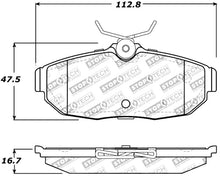 Cargar imagen en el visor de la galería, StopTech Performance 05-09 Ford Mustang Cobra/Mach 1 V6/GT / 10 Shelby/Shelby GT Rear Brake Pads