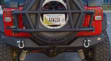 Cargar imagen en el visor de la galería, DV8 Offroad 07-18 Jeep Wrangler JK Steel Full Length Rear Bumper