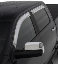 Cargar imagen en el visor de la galería, Stampede 2009-2018 Dodge Ram 1500 Crew Cab Pickup Tape-Onz Sidewind Deflector 4pc - Chrome