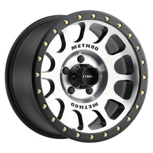 Cargar imagen en el visor de la galería, Method MR305 NV 18x9 +25mm Offset 5x150 116.5mm CB Machined/Black Street Loc Wheel