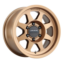 Cargar imagen en el visor de la galería, Method MR701 17x8.5 0mm Offset 6x135 87mm CB Method Bronze Wheel