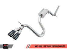 Cargar imagen en el visor de la galería, AWE Tuning VW MK7 Golf 1.8T Track Edition Exhaust w/Chrome Silver Tips (90mm)