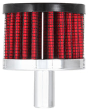 Cargar imagen en el visor de la galería, K&amp;N Steel Base Crankcase Vent Filter .5in Vent OD x 2in OD x 1.5in Height