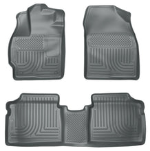 Cargar imagen en el visor de la galería, Husky Liners 10-12 Toyota Prius WeatherBeater Combo Gray Floor Liners