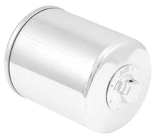 Cargar imagen en el visor de la galería, K&amp;N Harley-Davidson / Buell 3in OD x 4.063in H Chrome Oil Filter