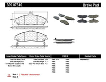 Cargar imagen en el visor de la galería, StopTech Performance 04-08 Cadillac XLR/XLR-V / 97-10 Corvette / 05-06 Pontiac GTO Front Brake Pads