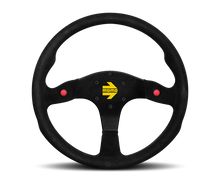 Cargar imagen en el visor de la galería, Momo MOD80 Steering Wheel 350 mm -  Black Suede/Black Spokes