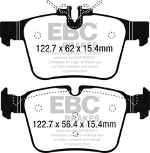 Cargar imagen en el visor de la galería, EBC 15+ Mercedes-Benz C300 (W205) 2.0 Turbo 4-matic Redstuff Rear Brake Pads