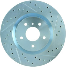 Cargar imagen en el visor de la galería, StopTech Select Sport Nissan Slotted and Drilled Left Front Rotor