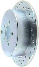 Cargar imagen en el visor de la galería, StopTech Select Sport 09-13 Subaru Forester Slotted and Drilled Right Rear Rotor