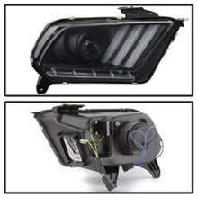 Load image into Gallery viewer, Spyder Ford Mustang 10-13 Projector Headlights - HID Model Only - Black PRO-YD-FM2010V2-HID-BK