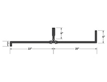 Cargar imagen en el visor de la galería, Fleece Performance Universal Pre-Formed 5/8in ID Hose w/ 90 Deg. Ends/1in ID T-Fitting