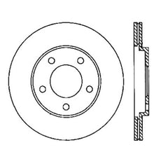 Cargar imagen en el visor de la galería, StopTech Power Slot 05-10 Mustang V6/4.0L / GT V8-4.6L Rear Left Slotted Rotor