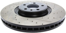 Cargar imagen en el visor de la galería, StopTech Slotted &amp; Drilled Sport Brake Rotor