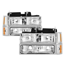 Cargar imagen en el visor de la galería, xTune GMC C/K Series 94-98 Headlights w/ Corner and Parking Lights - Chrome HD-JH-GCK94-C-SET