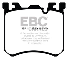 Cargar imagen en el visor de la galería, EBC 10-13 BMW X5M 4.4 Twin Turbo Redstuff Front Brake Pads