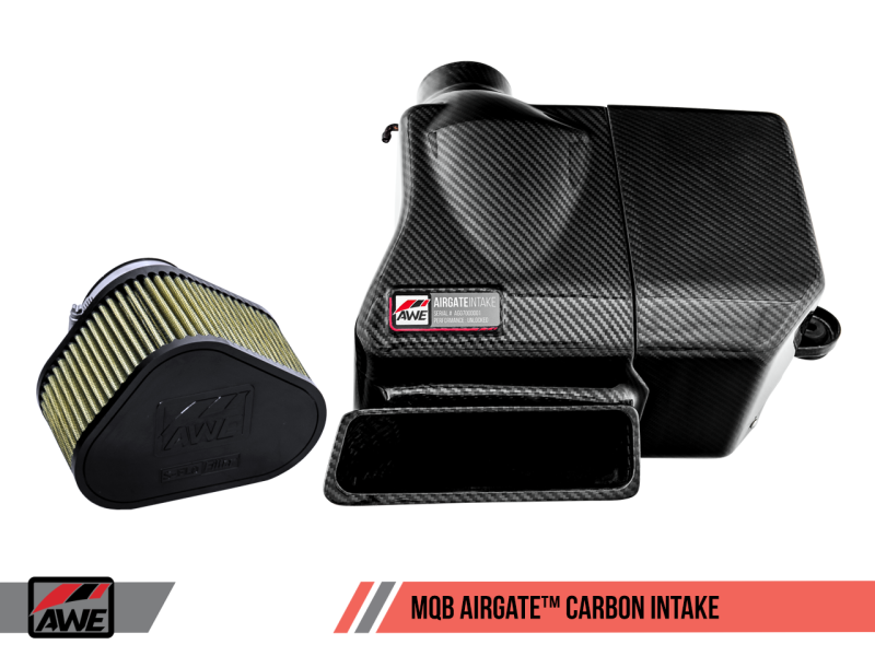 AWE Tuning Audi/VW MQB (1.8T / 2.0T) Carbon Fiber AirGate Intake w/ Lid