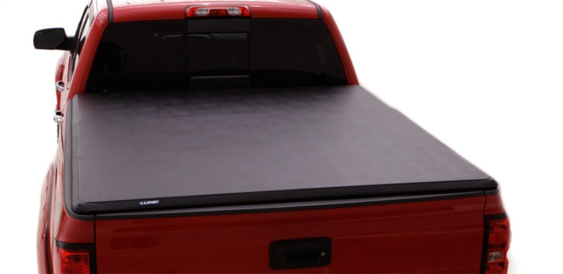 Lund 14-17 Toyota Tundra Fleetside (5.5ft. Bed) Hard Fold Tonneau Cover - Black