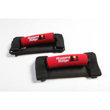 Cargar imagen en el visor de la galería, Rugged Ridge Neoprene Grab Handles Red 55-20 CJ/Jeep Wrangler /JT