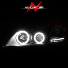 Cargar imagen en el visor de la galería, ANZO 2005-2010 Pontiac G6 Projector Headlights w/ Halo Black (CCFL)