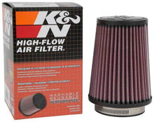 Cargar imagen en el visor de la galería, K&amp;N Filter Universal Rubber Filter 3  Flange 4 1/2 Base inch 3 1/2 inch Top 5 3/4 inch Height