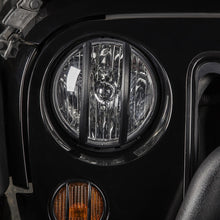 Cargar imagen en el visor de la galería, Rugged Ridge 07-18 Jeep Wrangler JK Black Elite Pivotal Headlight Euro Guard