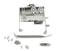 Cargar imagen en el visor de la galería, Kentrol 76-86 Jeep CJ Battery Tray with support arm - Polished Silver