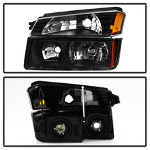 Load image into Gallery viewer, xTune 02-06 Chevy Avalanche w/Cladding OEM Bumper Light &amp; Headlights - (BLACK) (HD-JH-CAVA02-SET-BK)